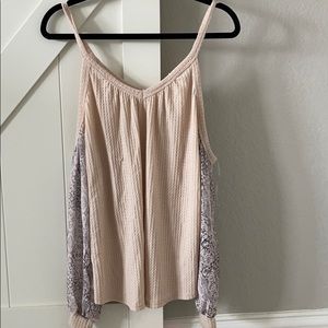 Cold shoulder top